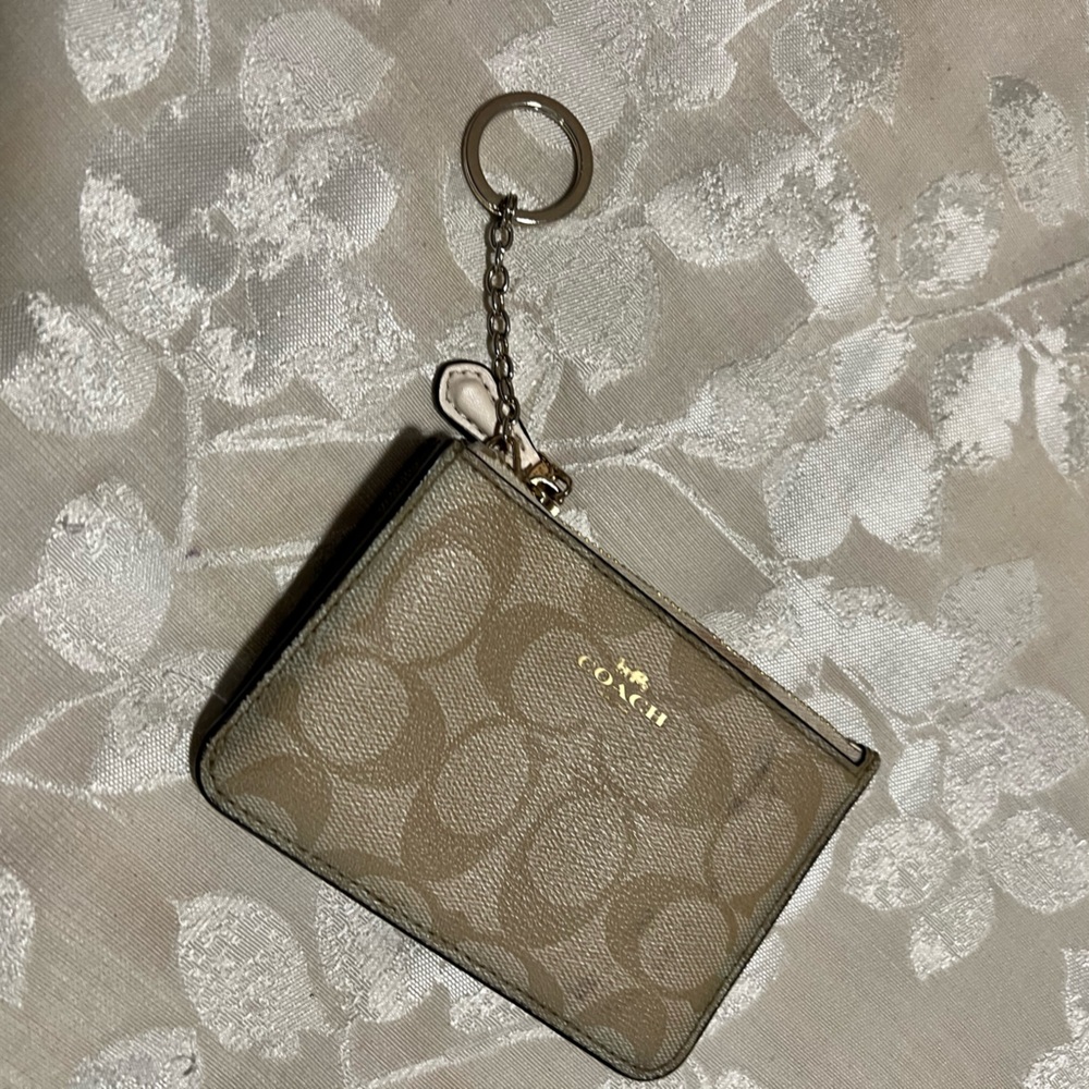 Coach Wallet card key ring